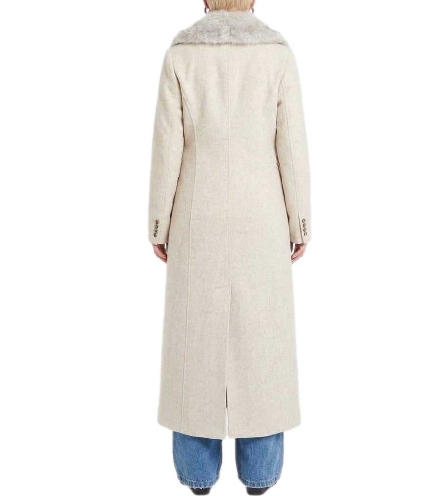 Have One Cappotto Pelliccia Avena Donna