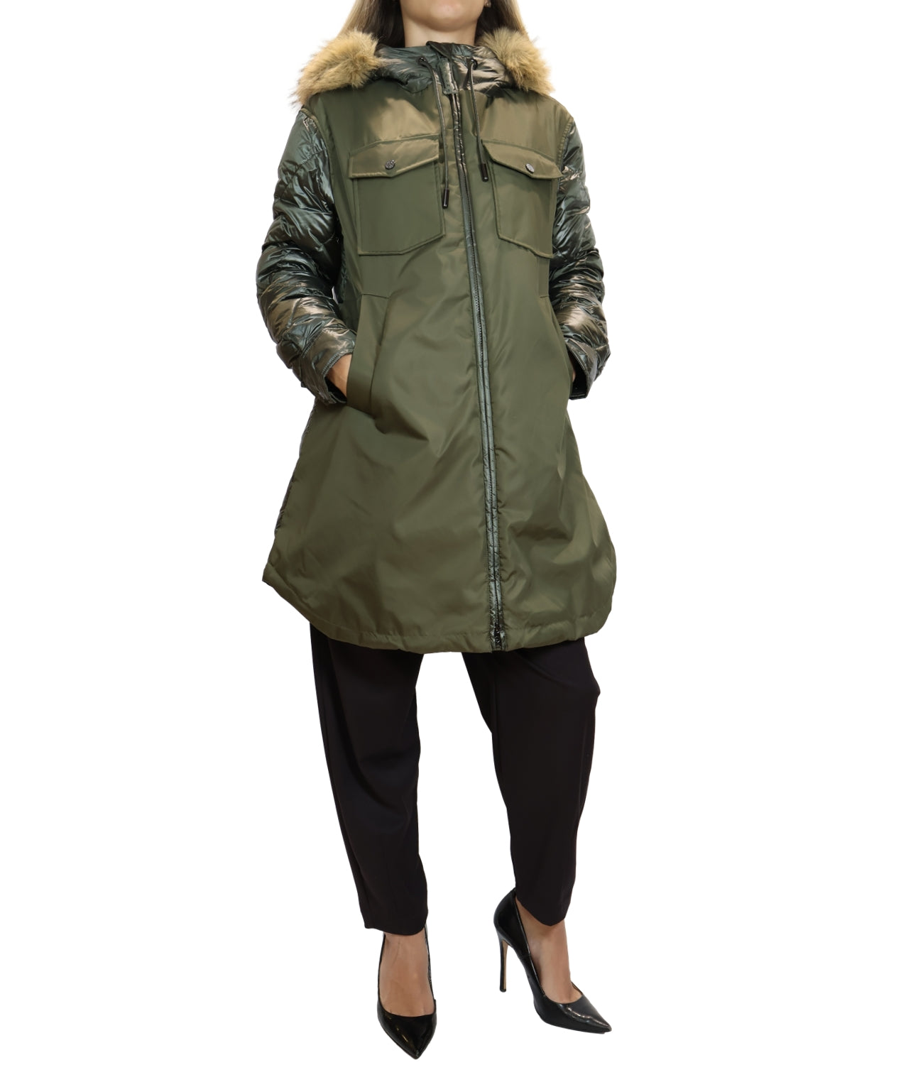 Have One Piumino Militare Donna