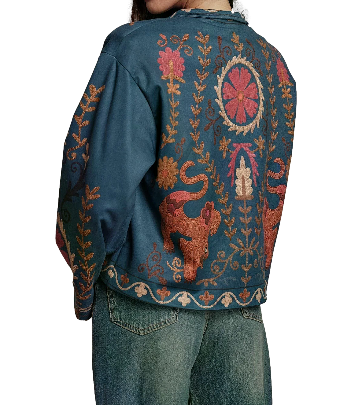Have One Bomber Kimono Rigato Donna