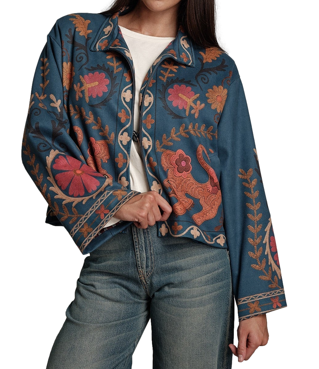 Have One Bomber Kimono Rigato Donna
