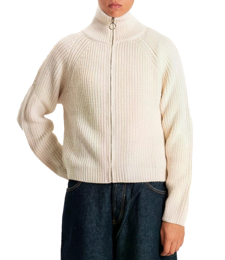 Have One Maglia Zip Panna Donna