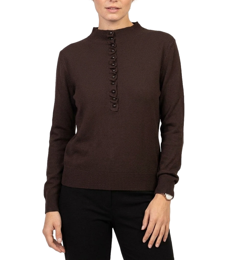 Have One Maglia Bottoncini Moro Donna