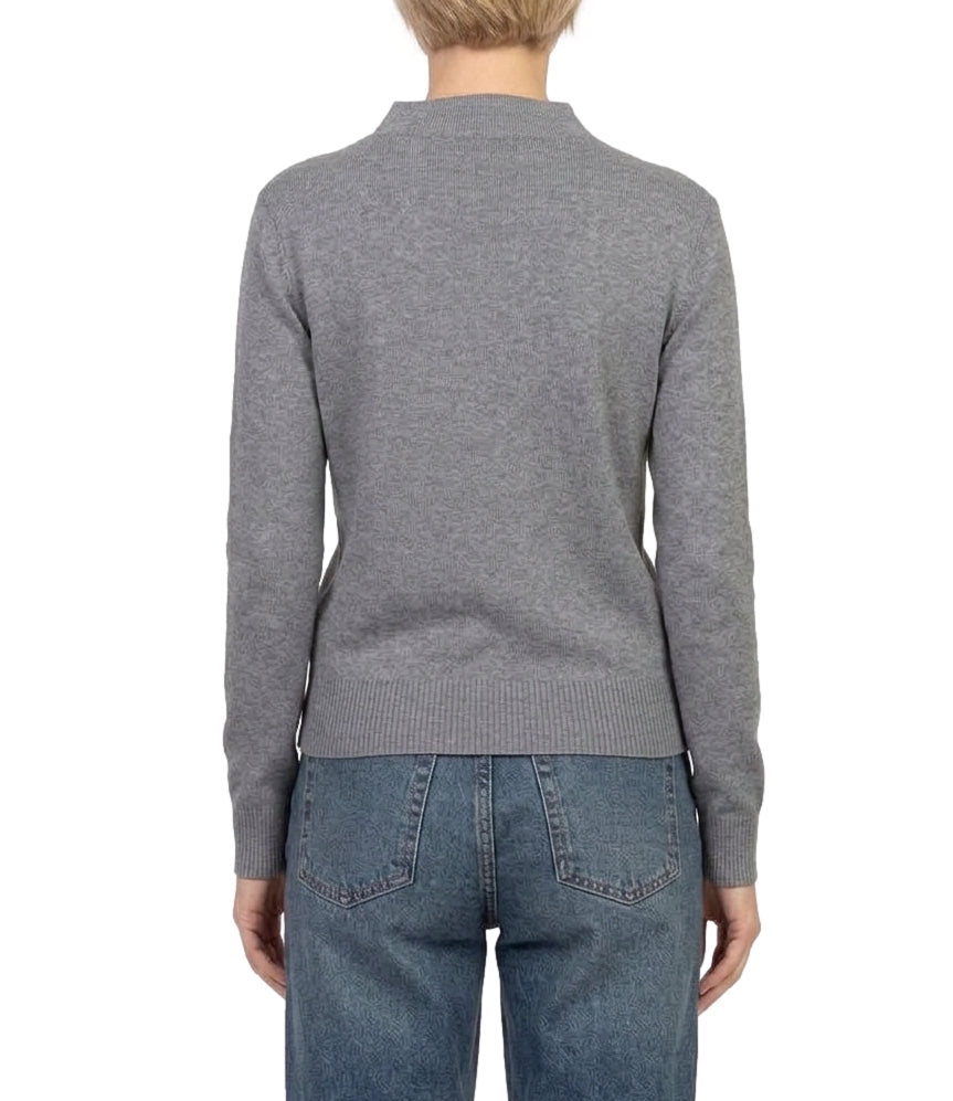 Have One Maglia Bottoncini Grigio Donna