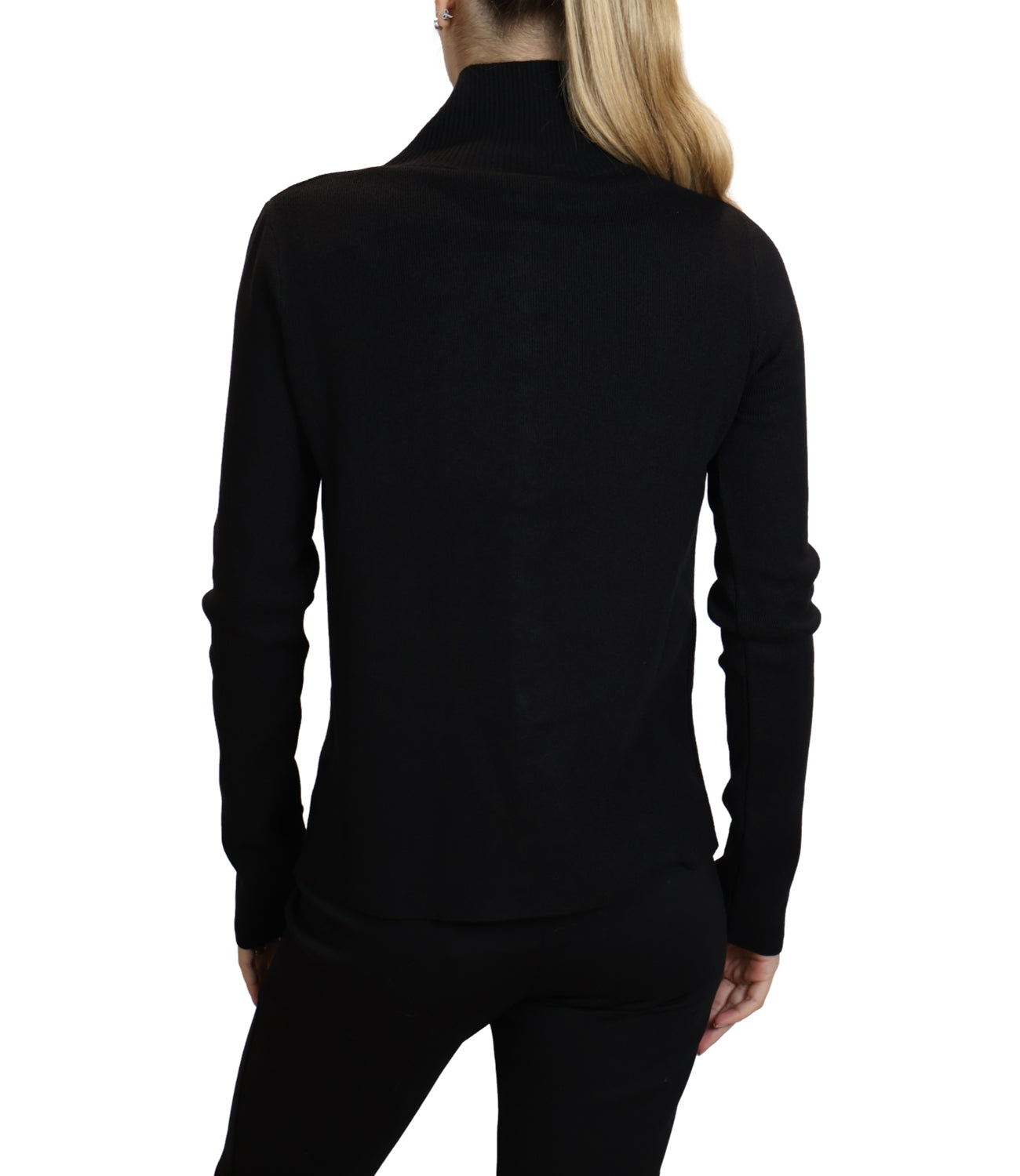 Have One Cardigan Rouches Nero Donna