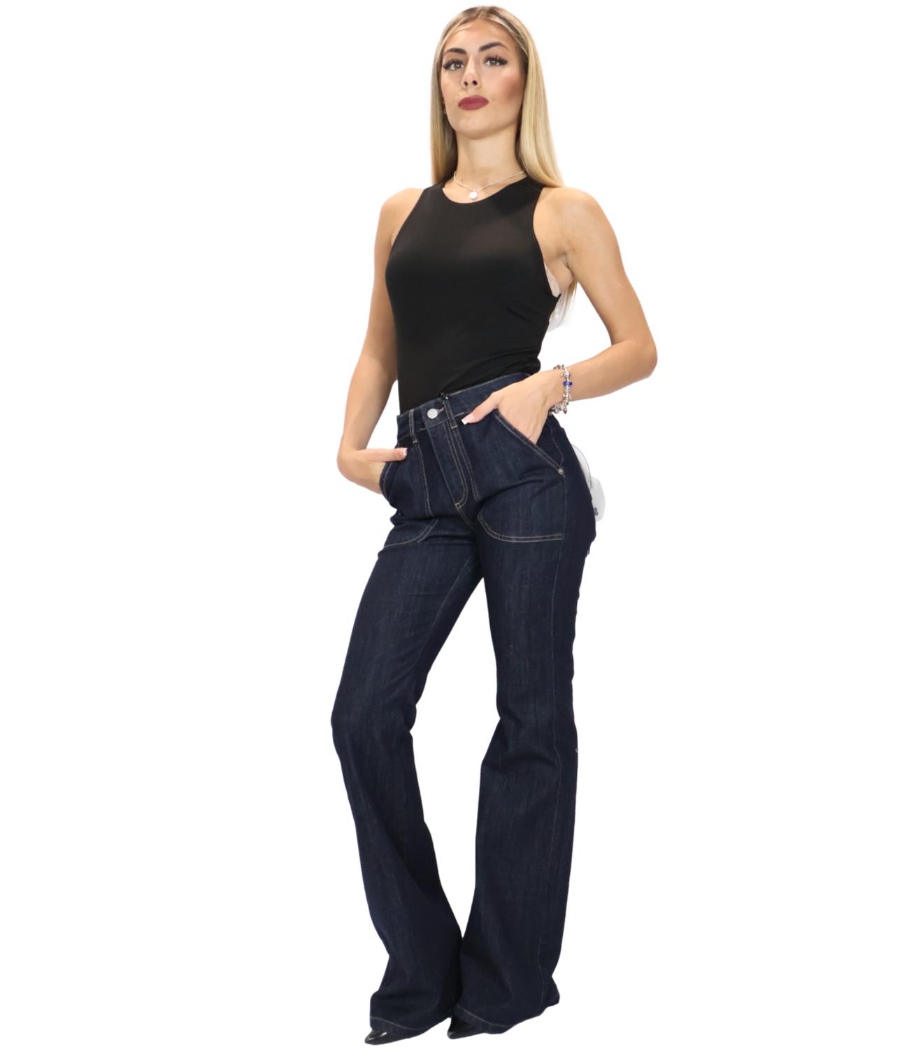 Have One Jeans Sky Blu Scuro Donna