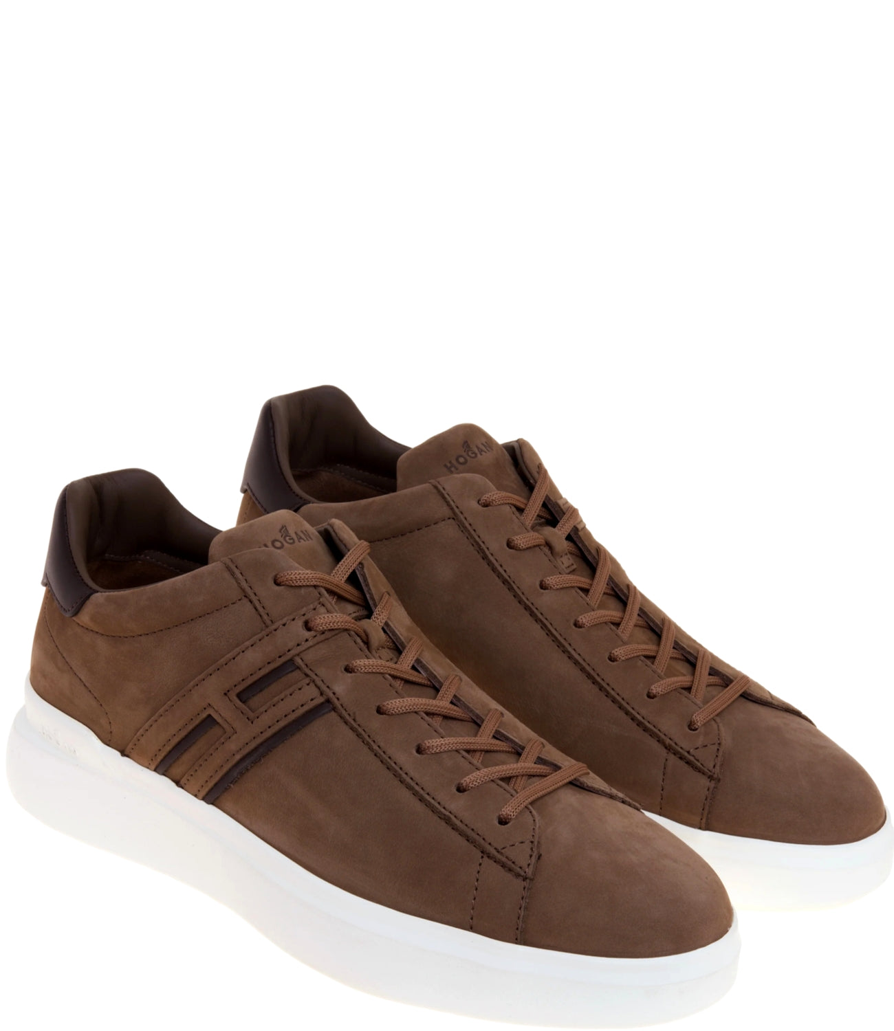 Sneakers Hogan H580 Allacciato H Profilo Marrone