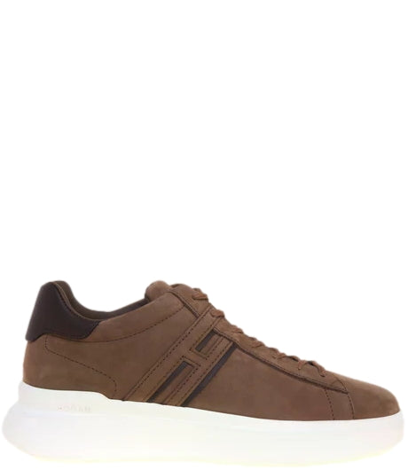 Sneakers Hogan H580 Allacciato H Profilo Marrone
