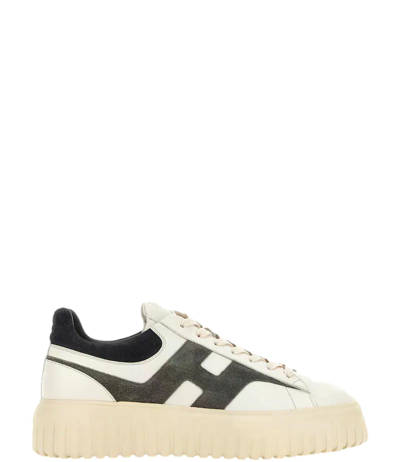 Sneakers Hogan H-Stripes avorio uomo