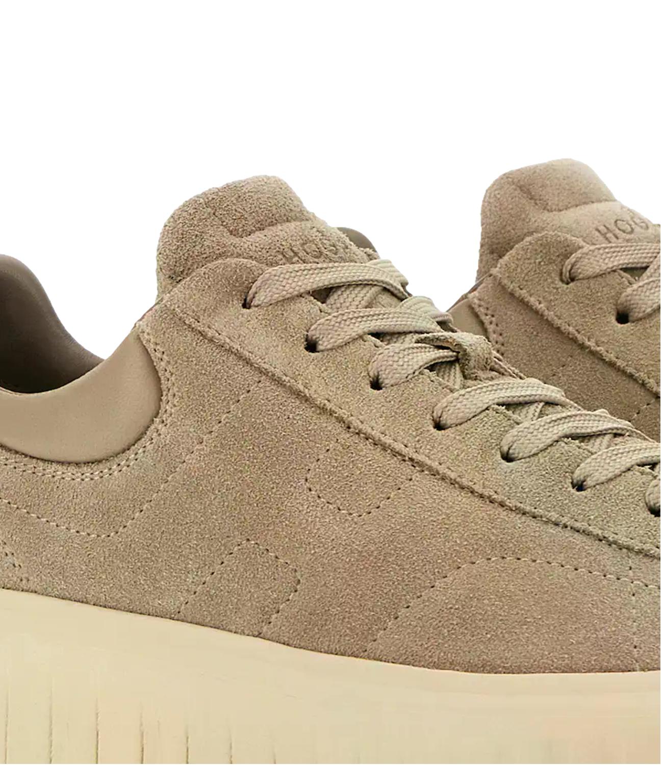 Sneakers Hogan H-Stripes beige donna