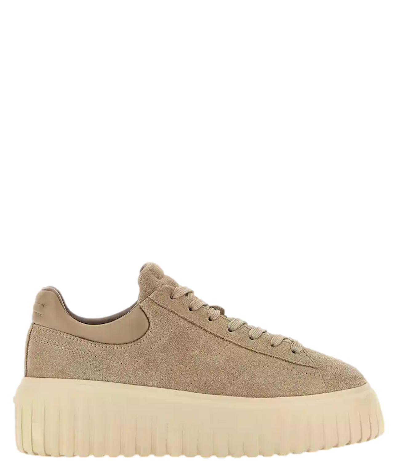 Sneakers Hogan H-Stripes beige donna