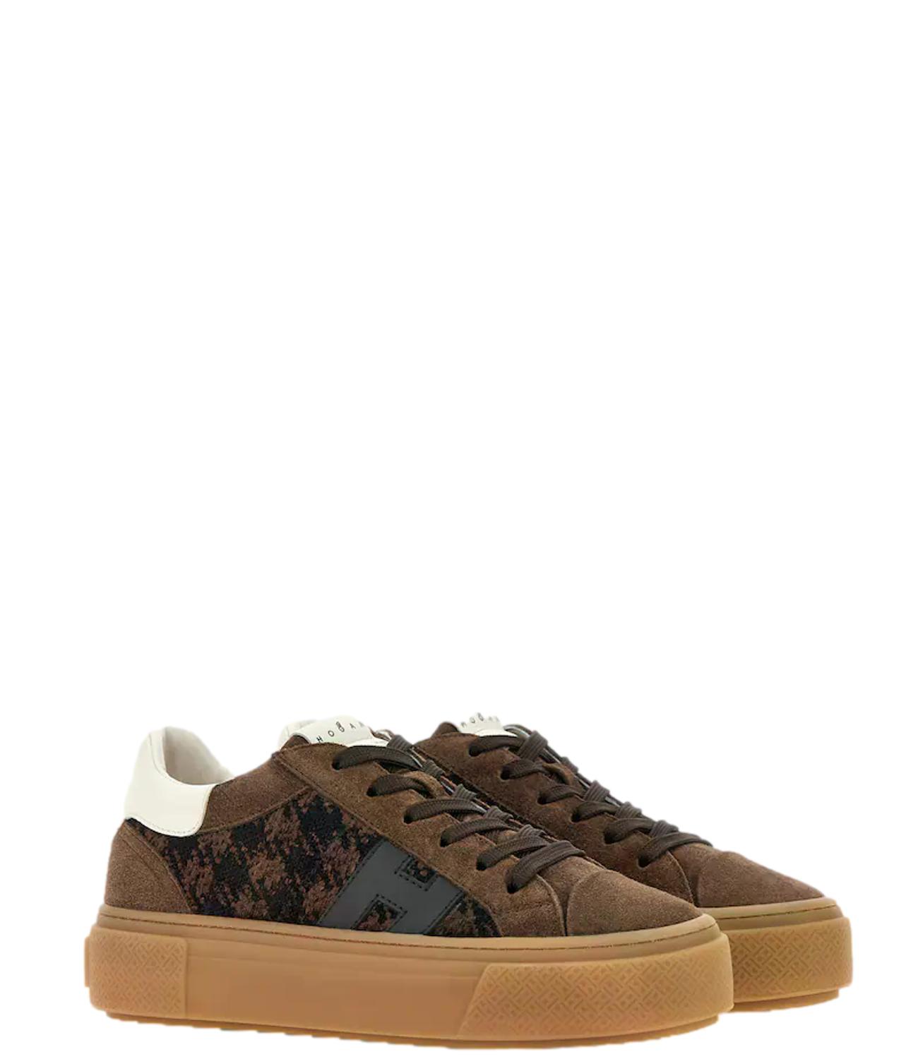 Hogan Sneakers Crosswind marrone donna