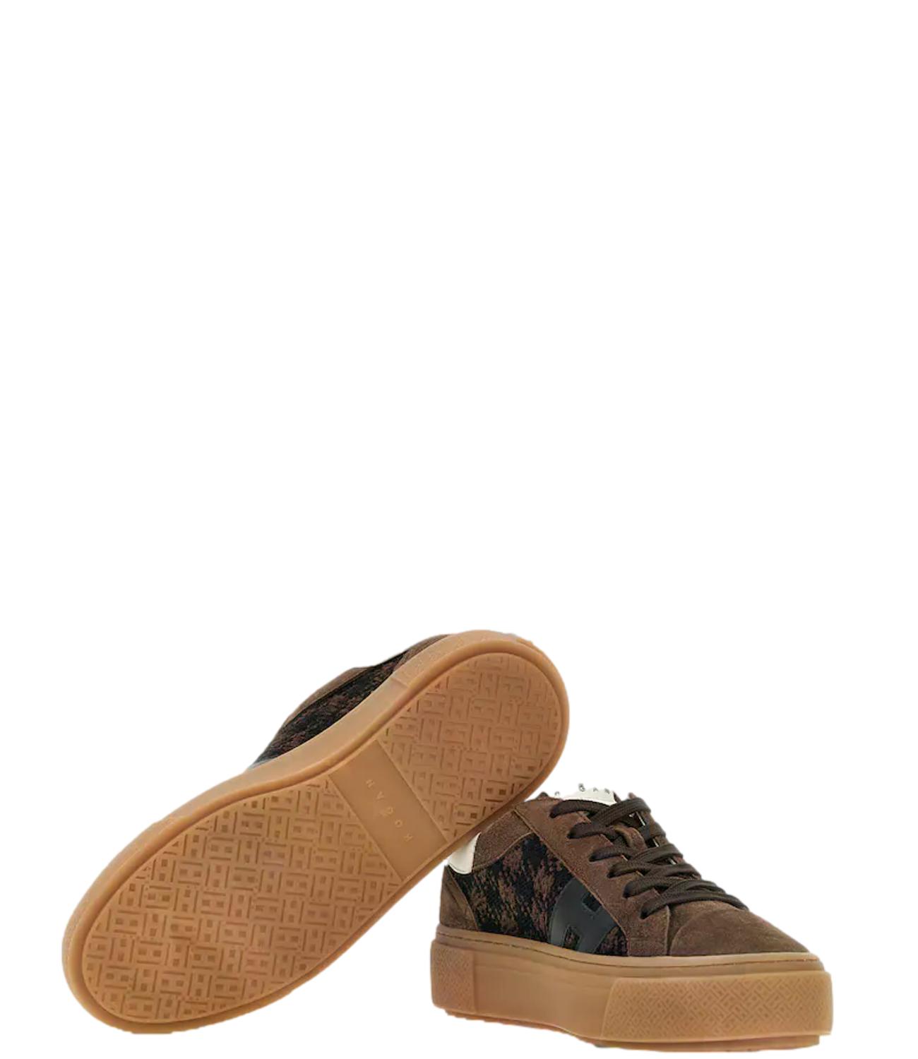 Hogan Sneakers Crosswind marrone donna