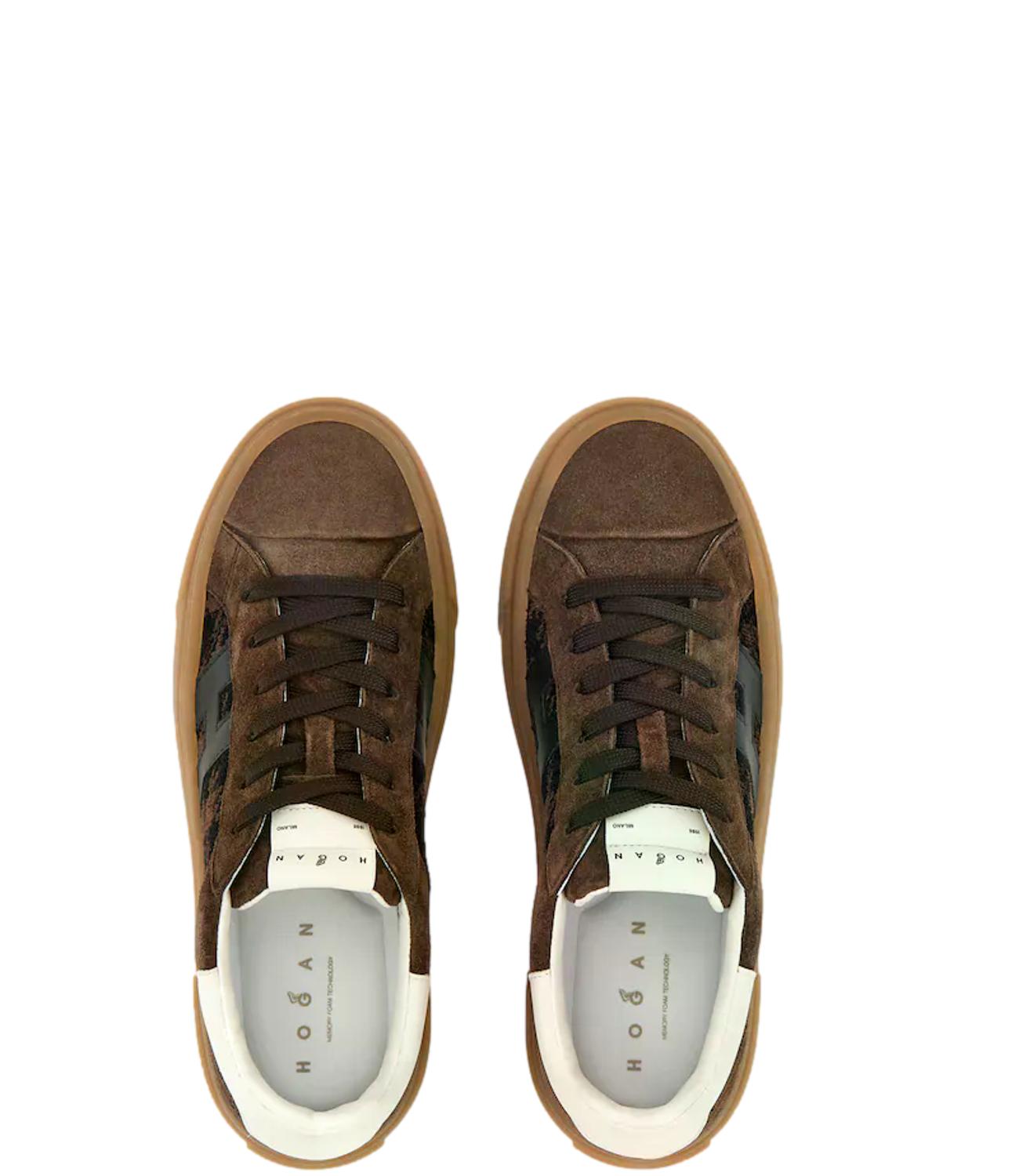Hogan Sneakers Crosswind marrone donna