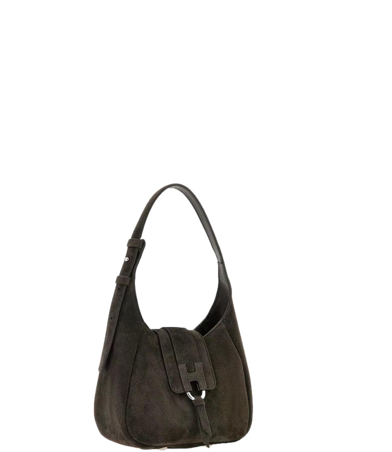Borsa Hobo Hogan Trend Mini marrone donna