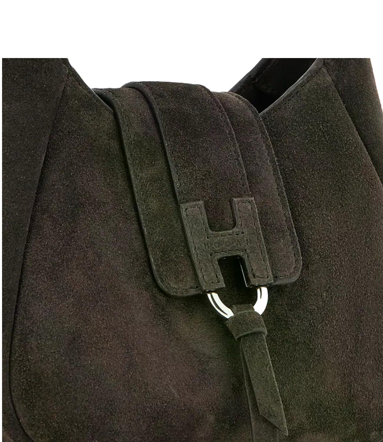 Borsa Hobo Hogan Trend Mini marrone donna