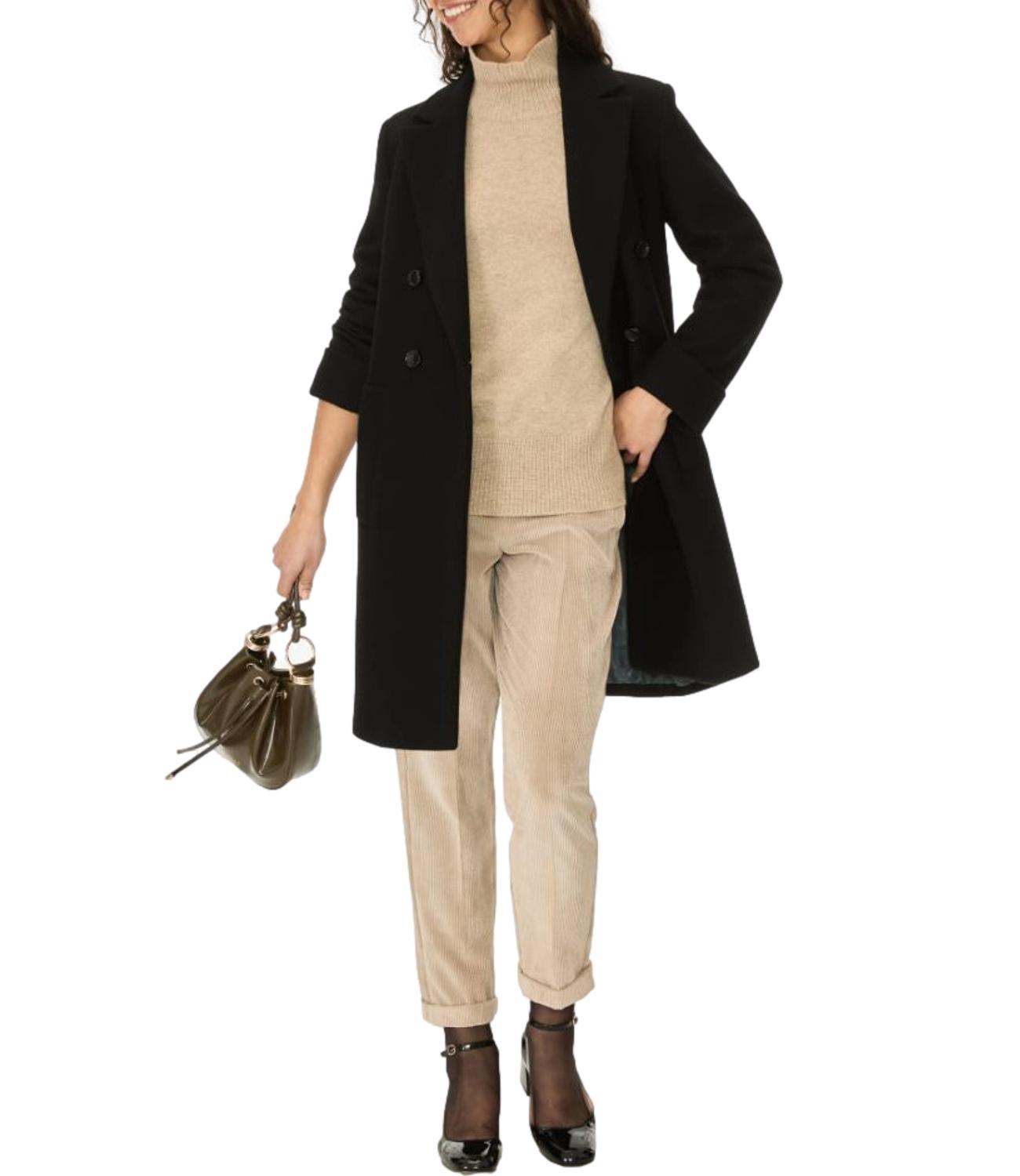 Iblues Cappotto Iblsenior Nero Donna