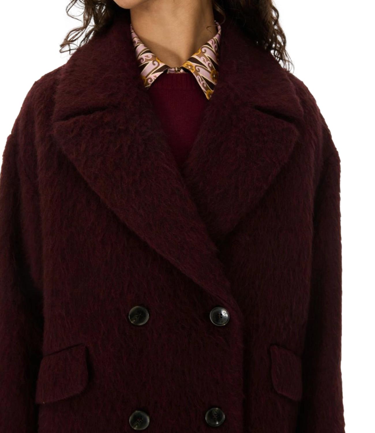 Iblues Cappotto Iblpigna Bordeaux Donna