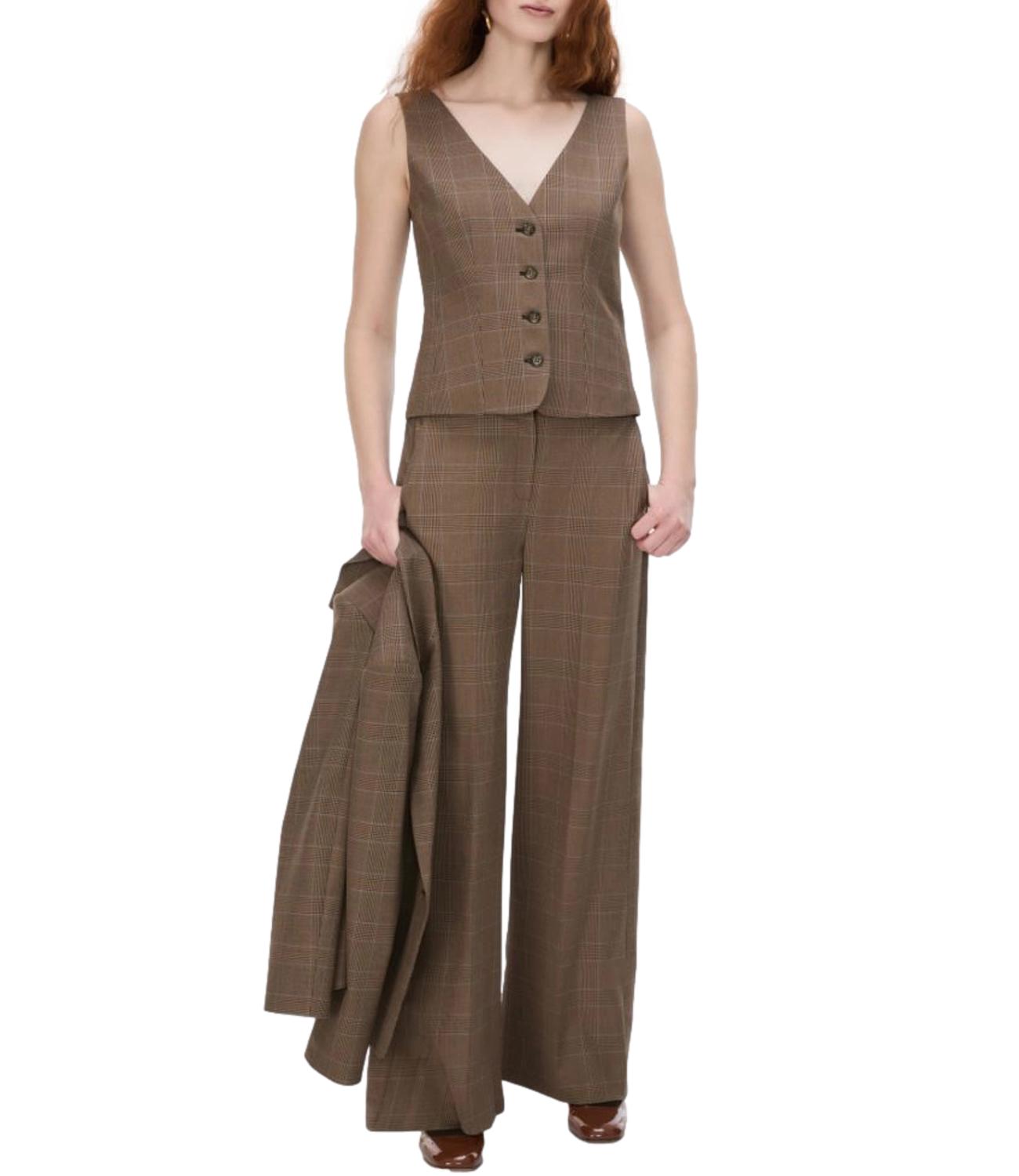 Vicolo Top Camicia Ruggine Donna