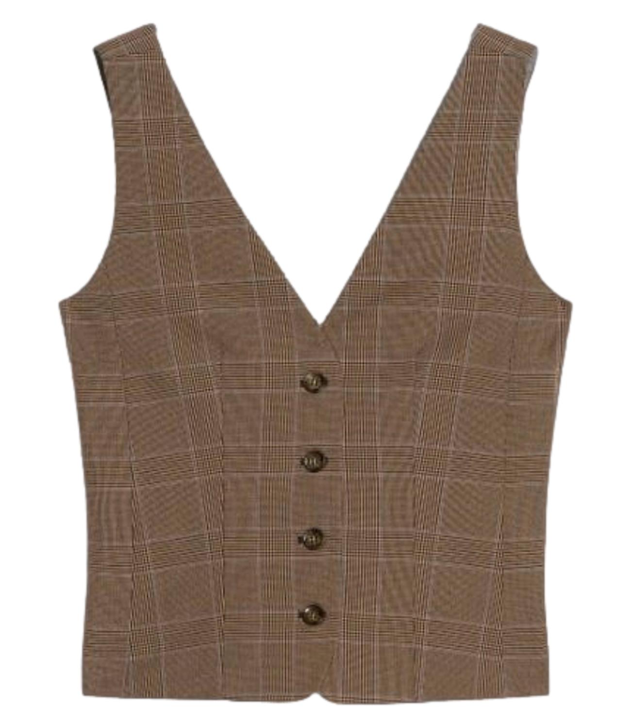 Vicolo Top Camicia Ruggine Donna