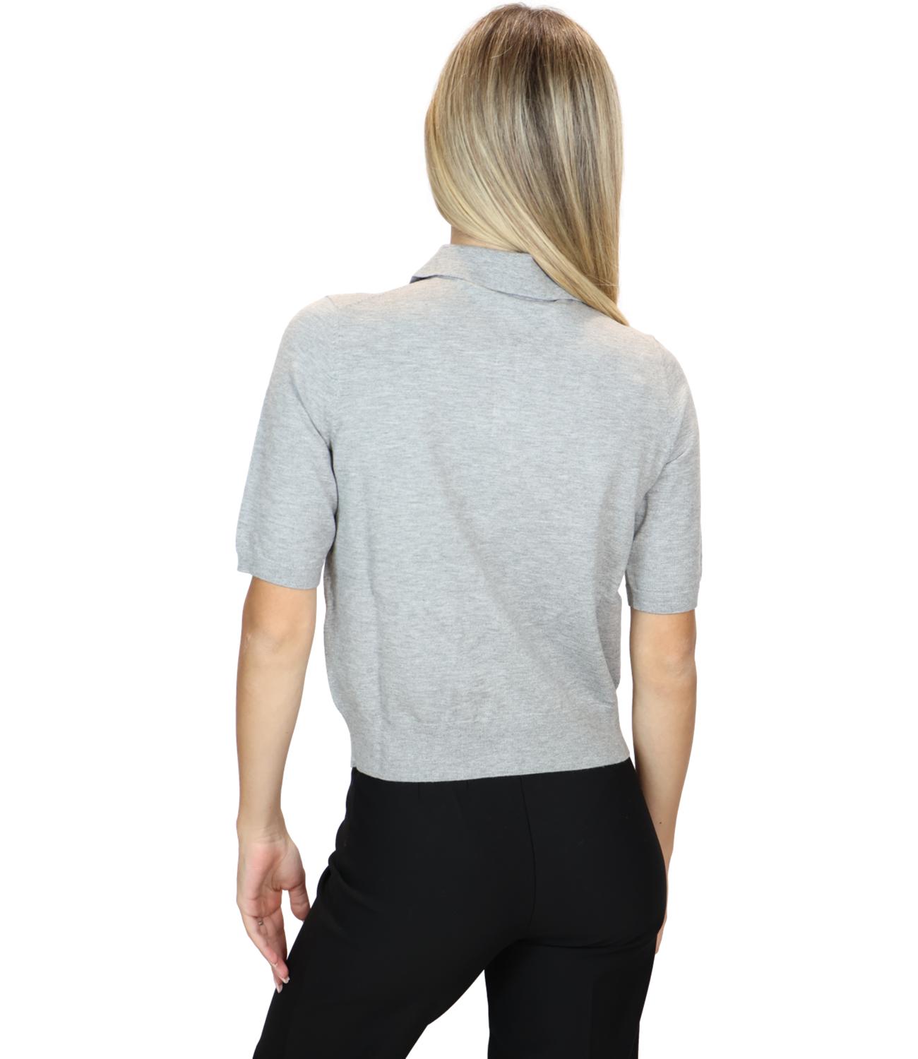 Iblues Cardigan Iblfaglia Grigio Melange Donna