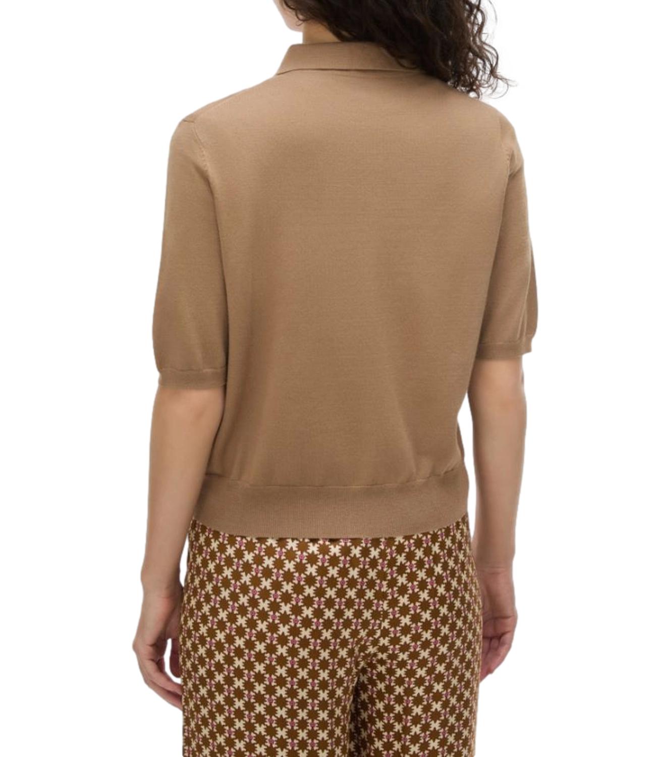 Vicolo Top Camicia Ruggine Donna