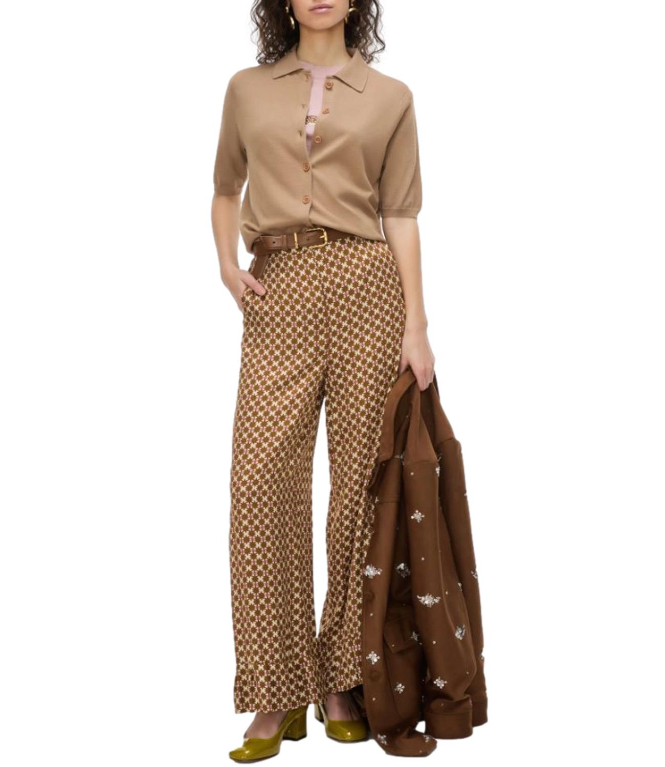 Vicolo Top Camicia Ruggine Donna