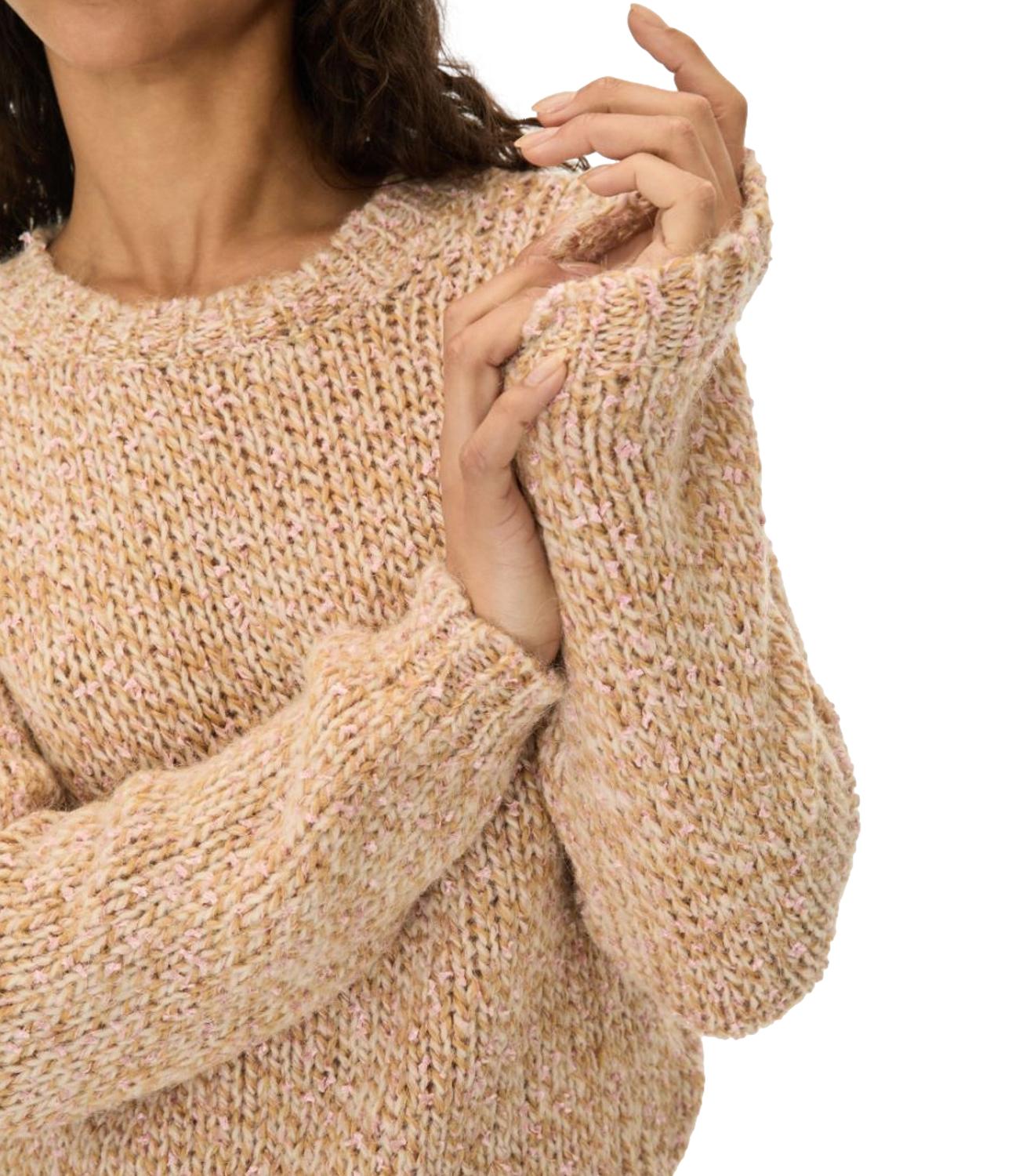 Iblues Maglia Iblstampa Cammello Donna