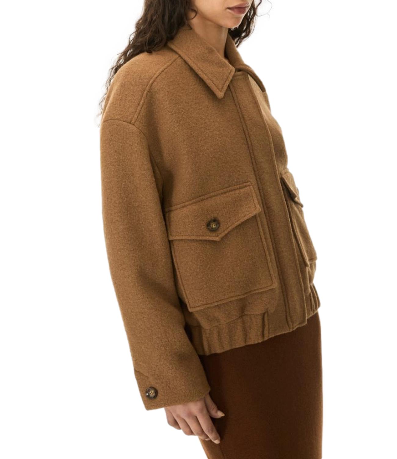 Iblues Cappotto Iblpiroghe Cammello Donna