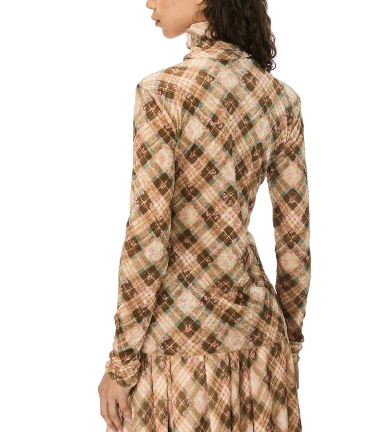 Vicolo Top Camicia Ruggine Donna
