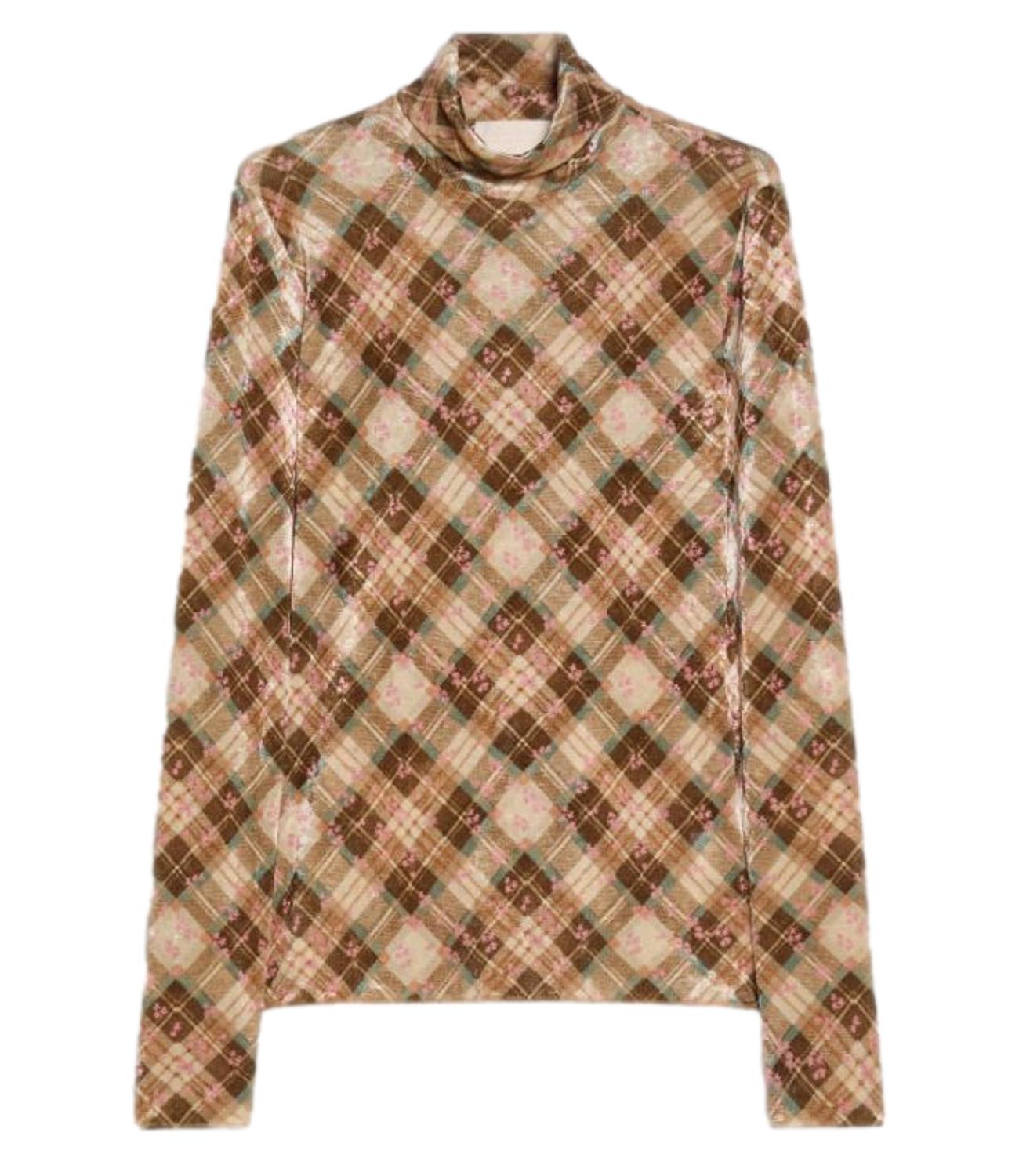 Vicolo Top Camicia Ruggine Donna