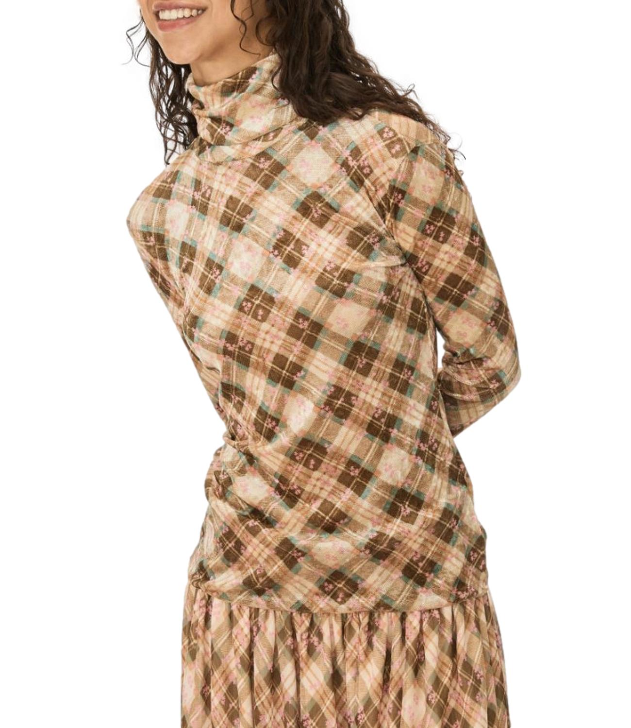 Vicolo Top Camicia Ruggine Donna