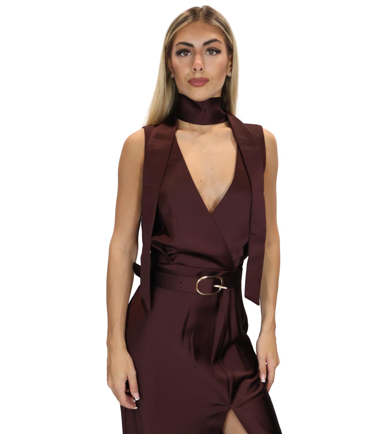 Imperial Abito Plum Noir Donna