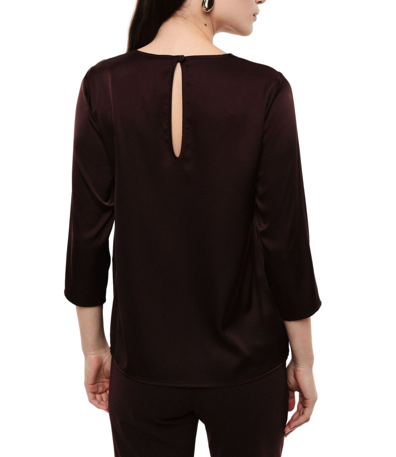 Imperial Camicia Plum Noir Donna