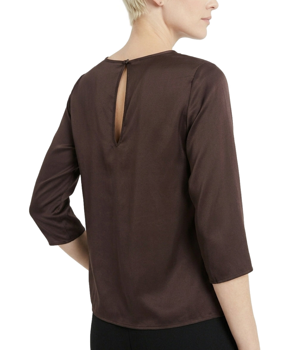 Imperial Camicia Dark Coffee Donna