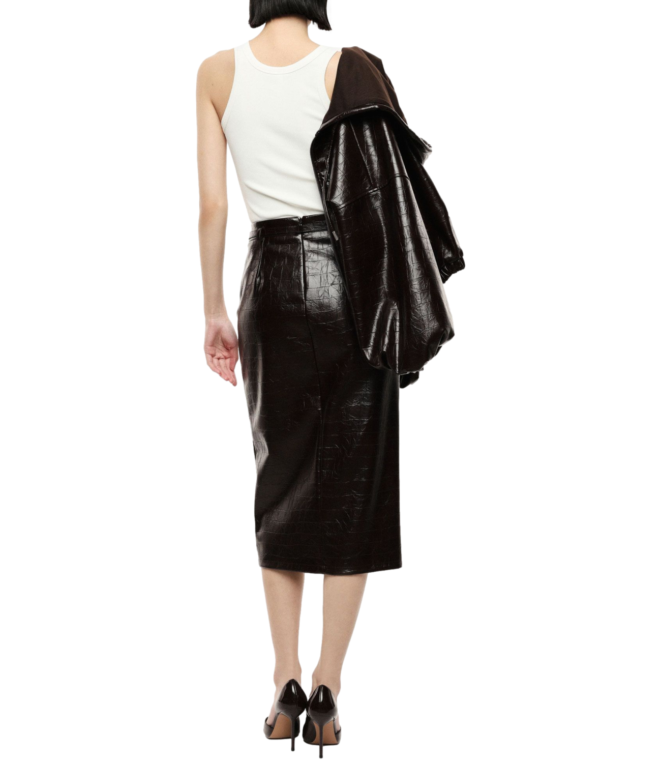 Imperial Gonna Pelle Moro Donna