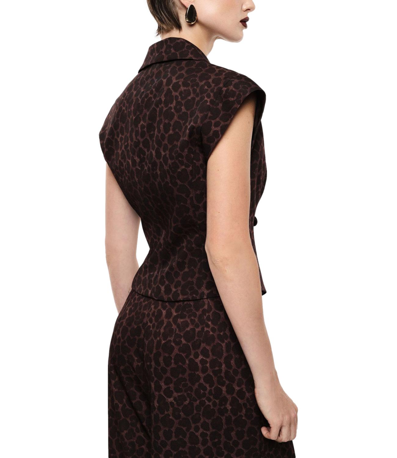 Imperial Gilet Animalier Moro Donna