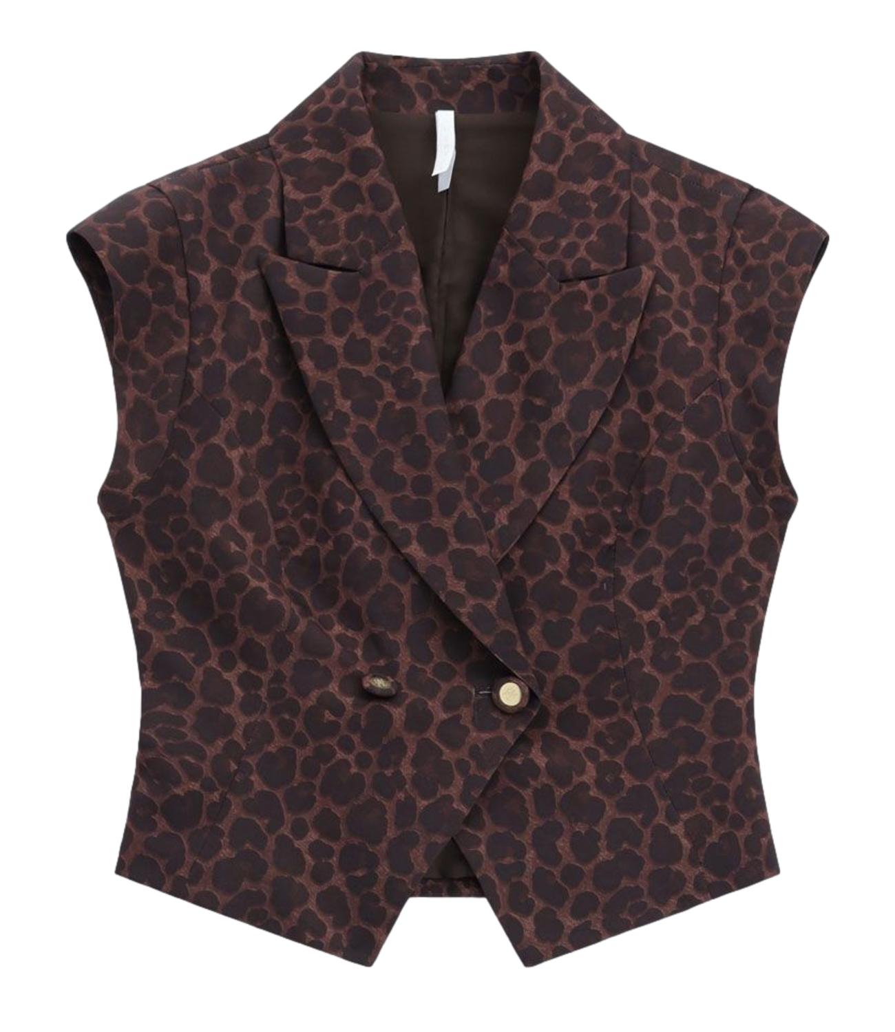 Imperial Gilet Animalier Moro Donna