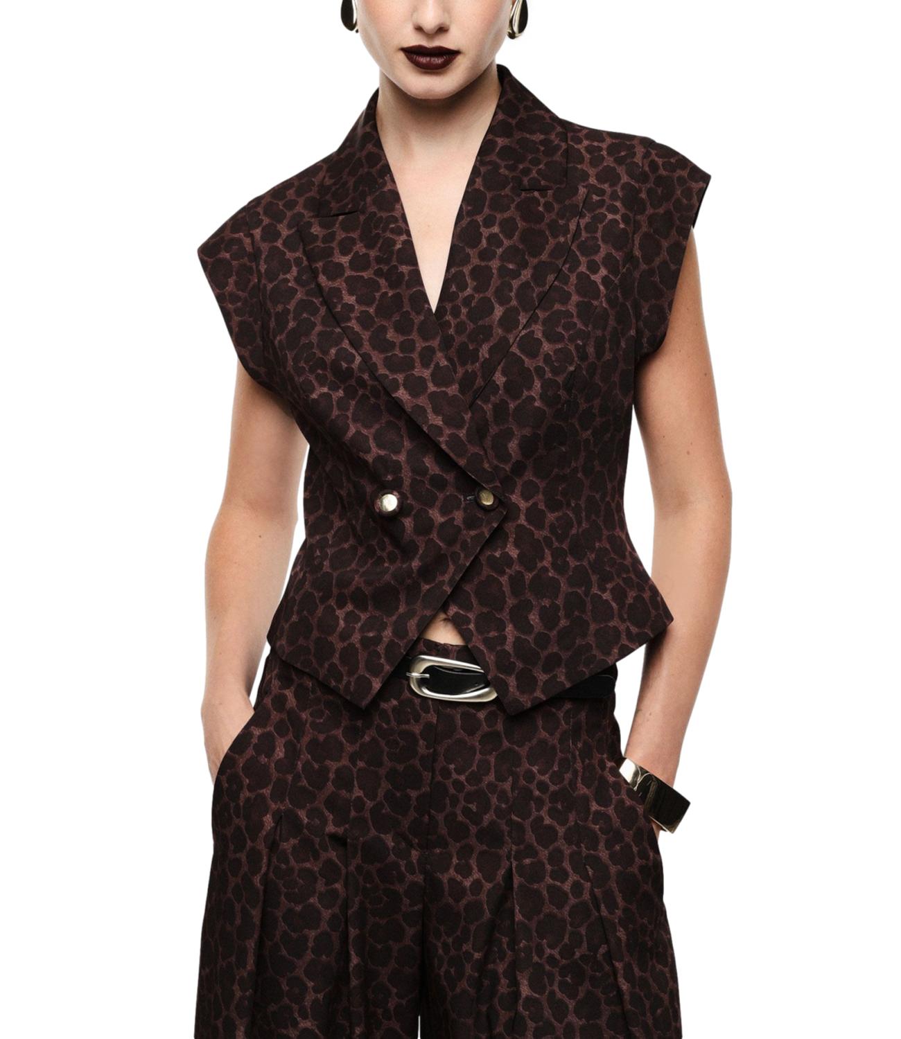 Imperial Gilet Animalier Moro Donna