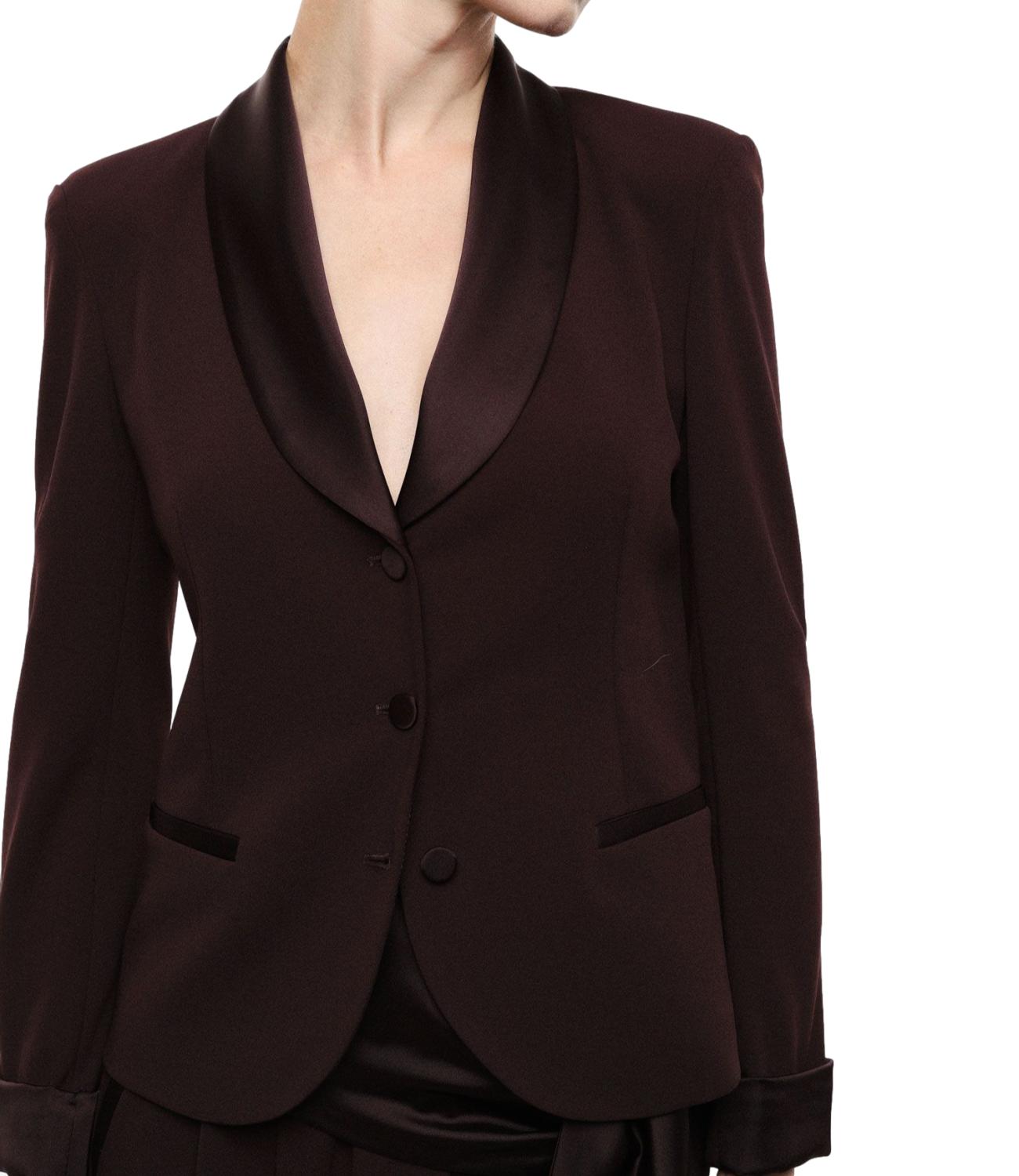 Imperial Giacca Plum Noir Donna