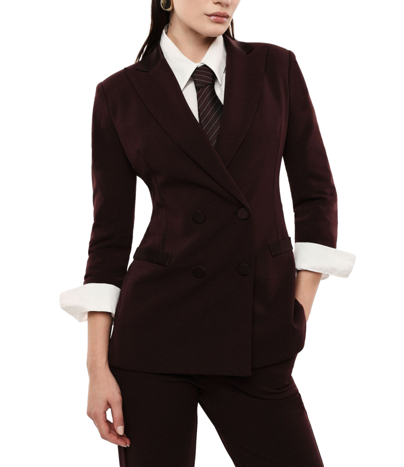 Imperial Giacca Plum Noir Donna