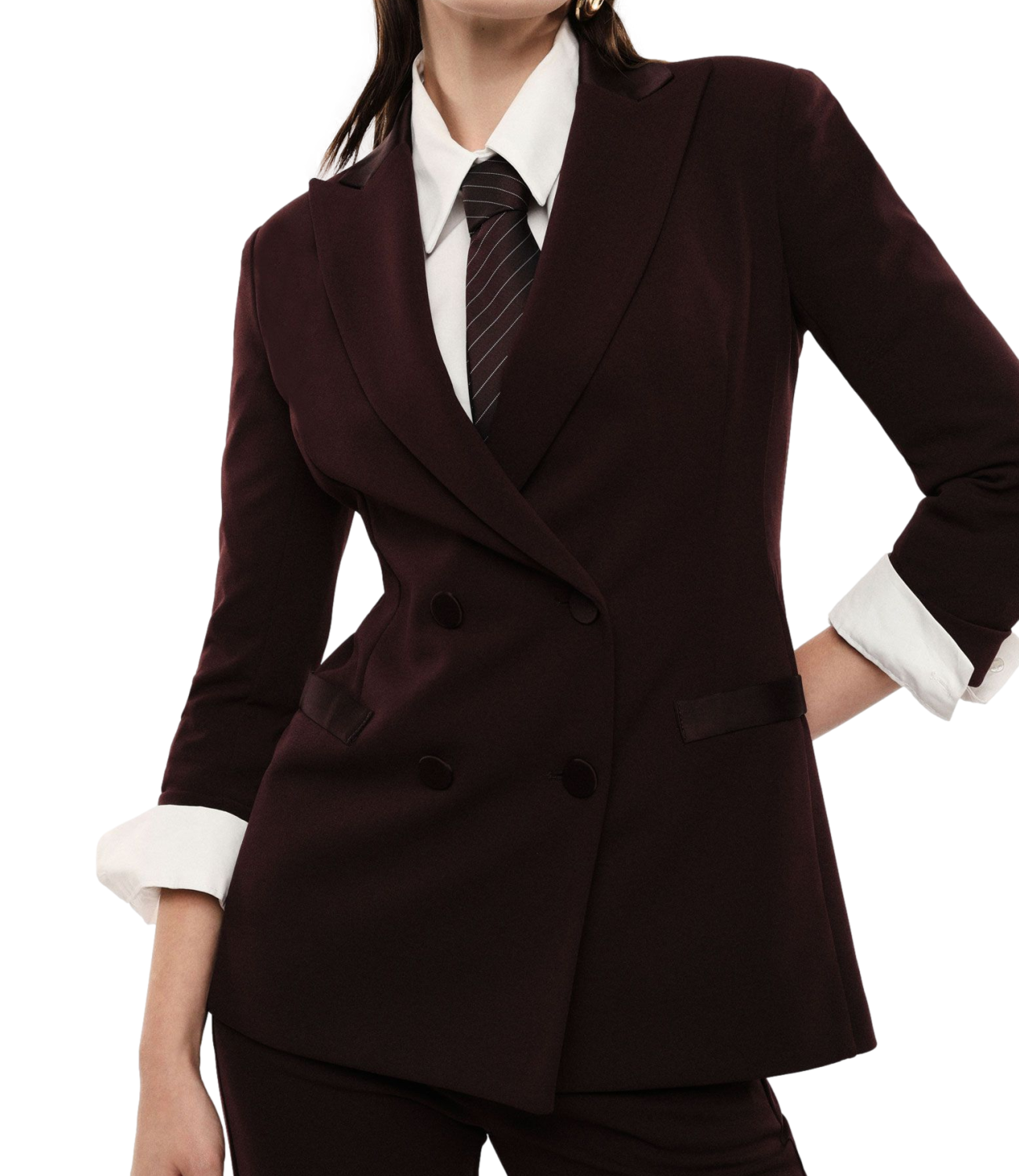 Imperial Giacca Plum Noir Donna