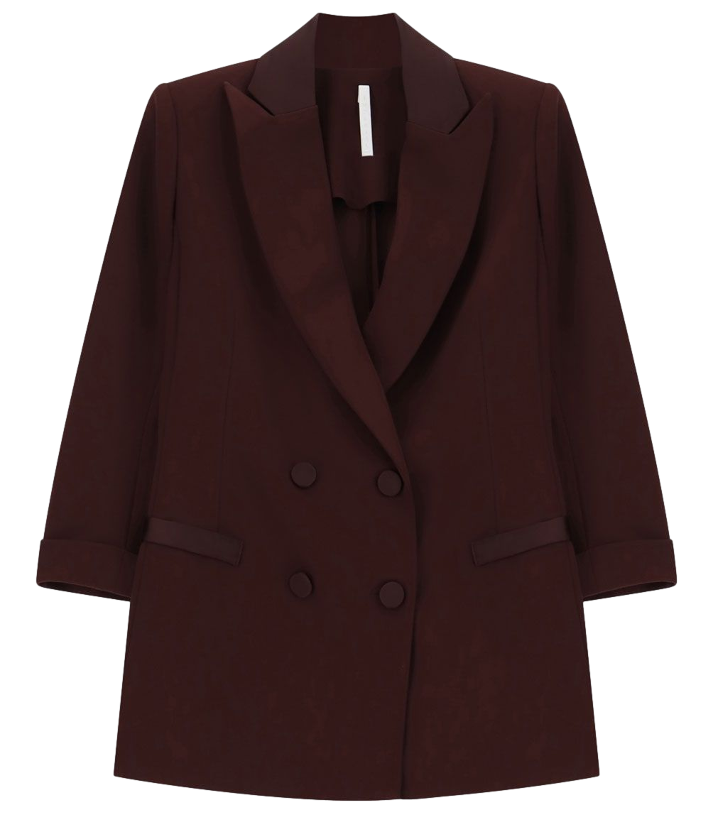 Imperial Giacca Plum Noir Donna