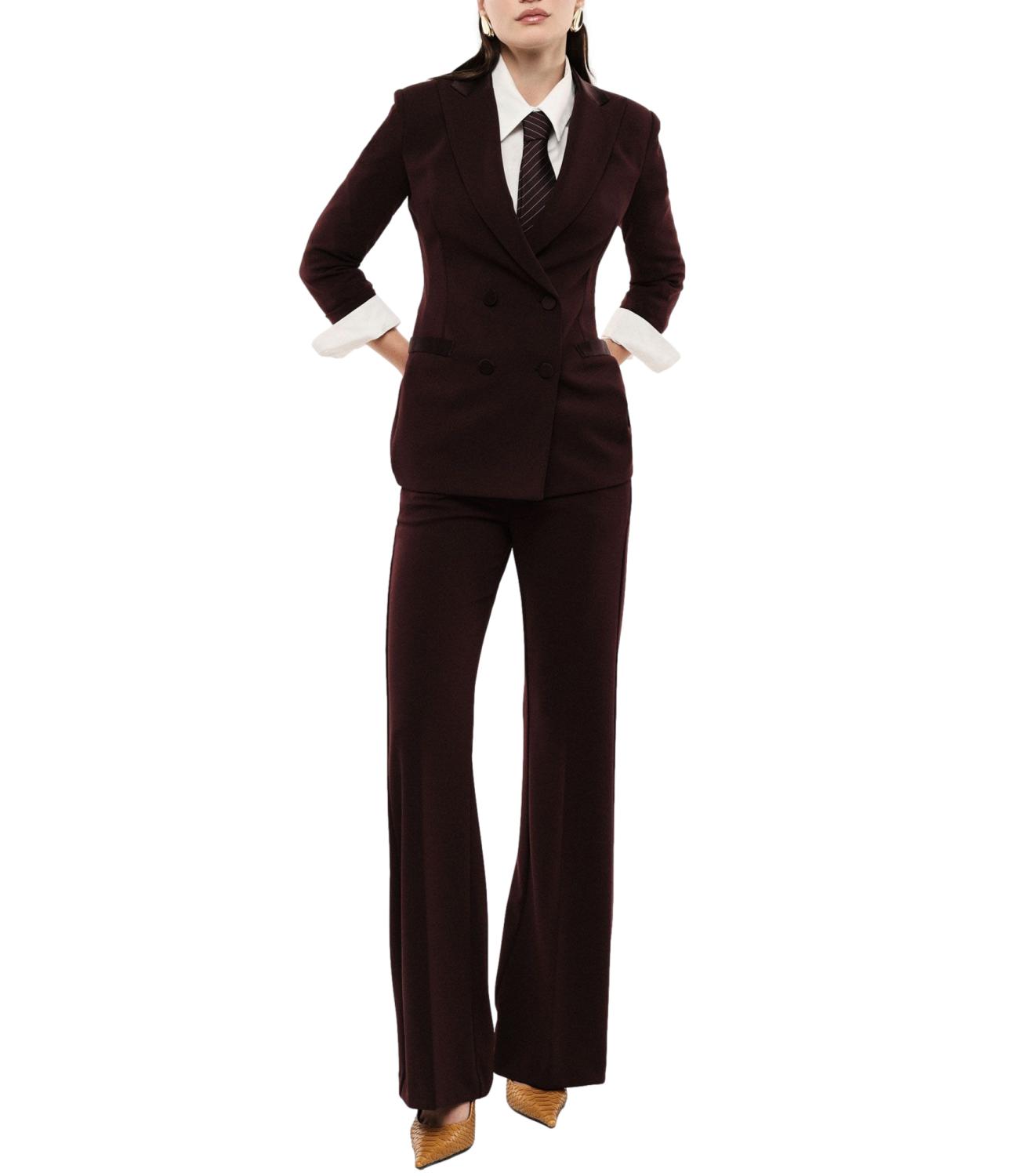 Imperial Pantalone Plum Noir Donna