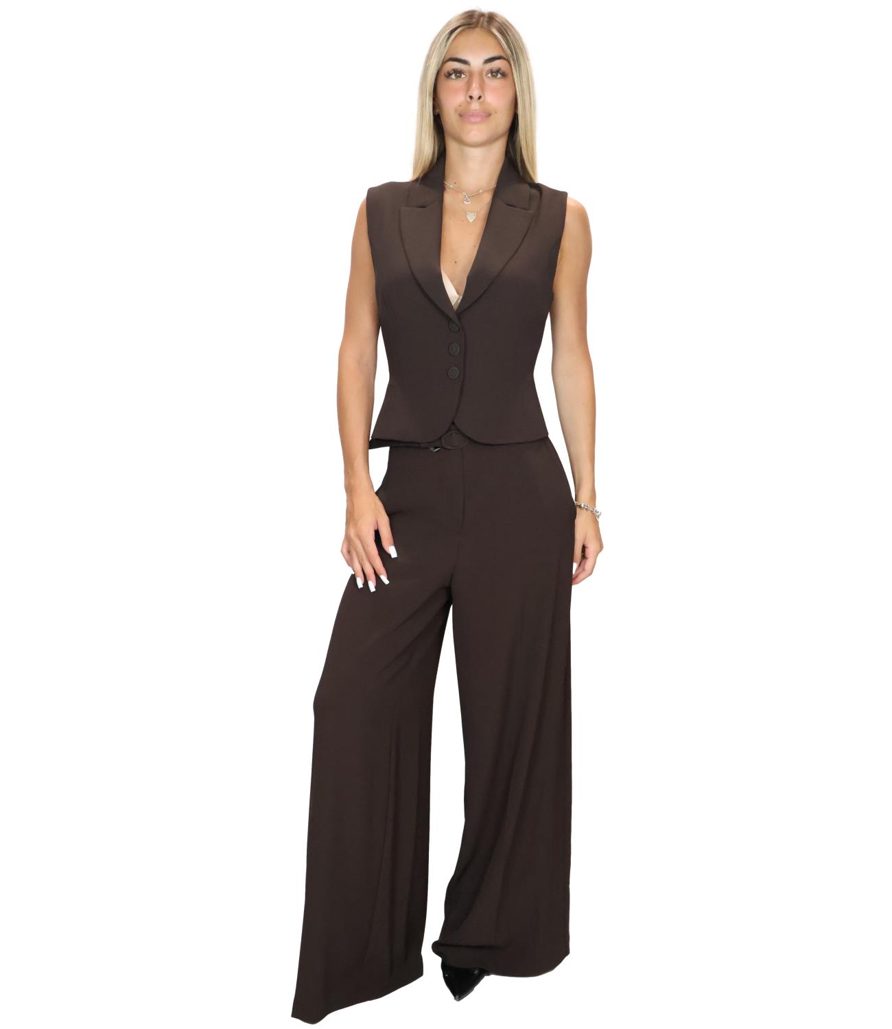 Imperial Pantalone Dark Coffee Donna