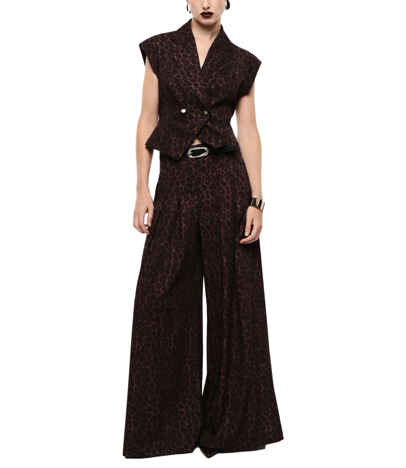 Imperial Pantalone Animalier Moro Donna
