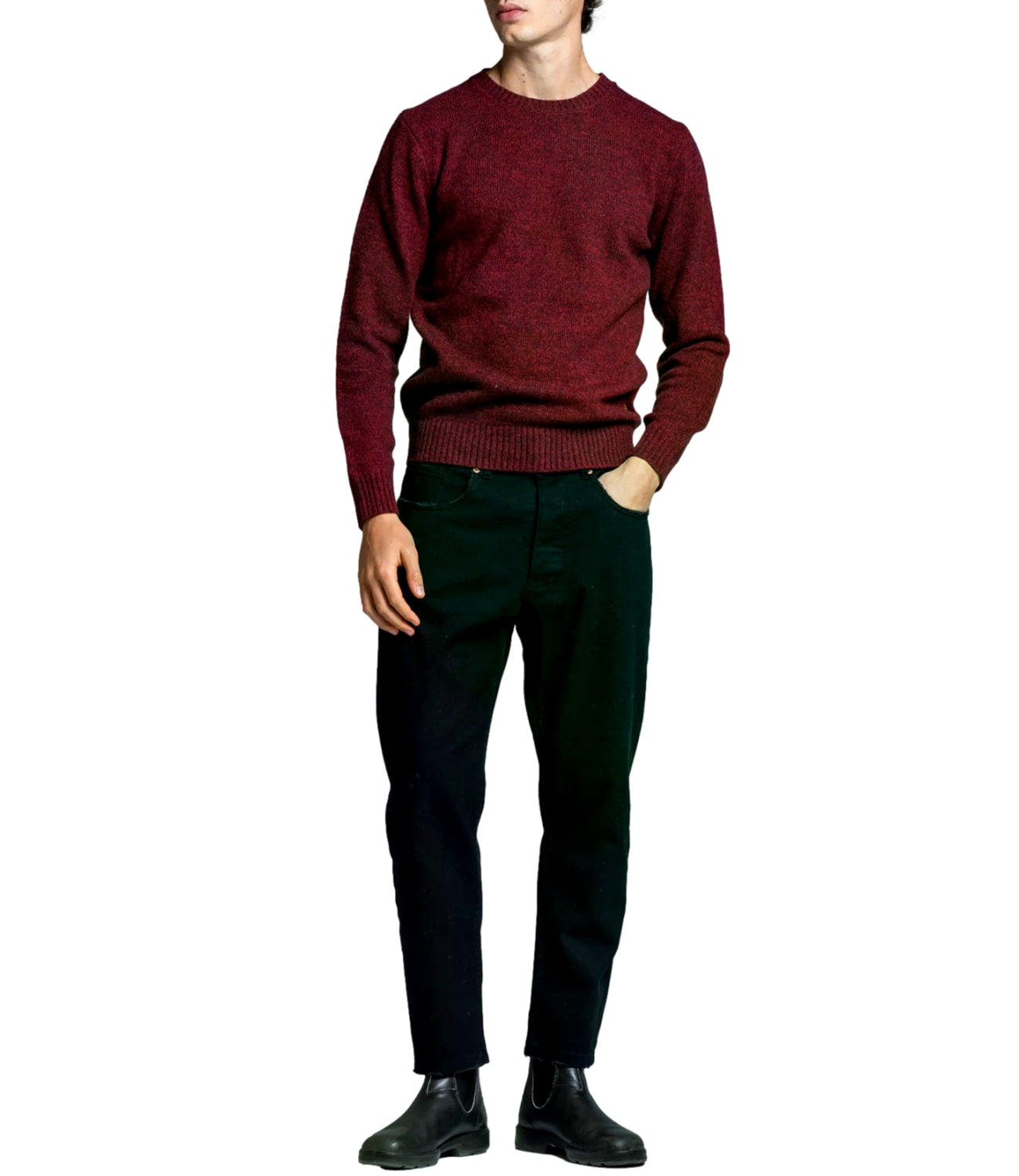 Impure Maglione duke bordeaux uomo
