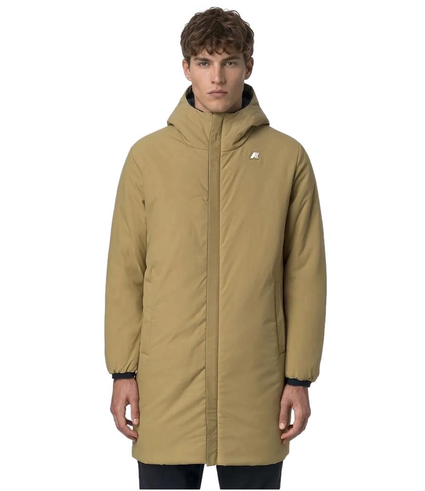 K-way Giacca Jacob St Warm Double blue beige