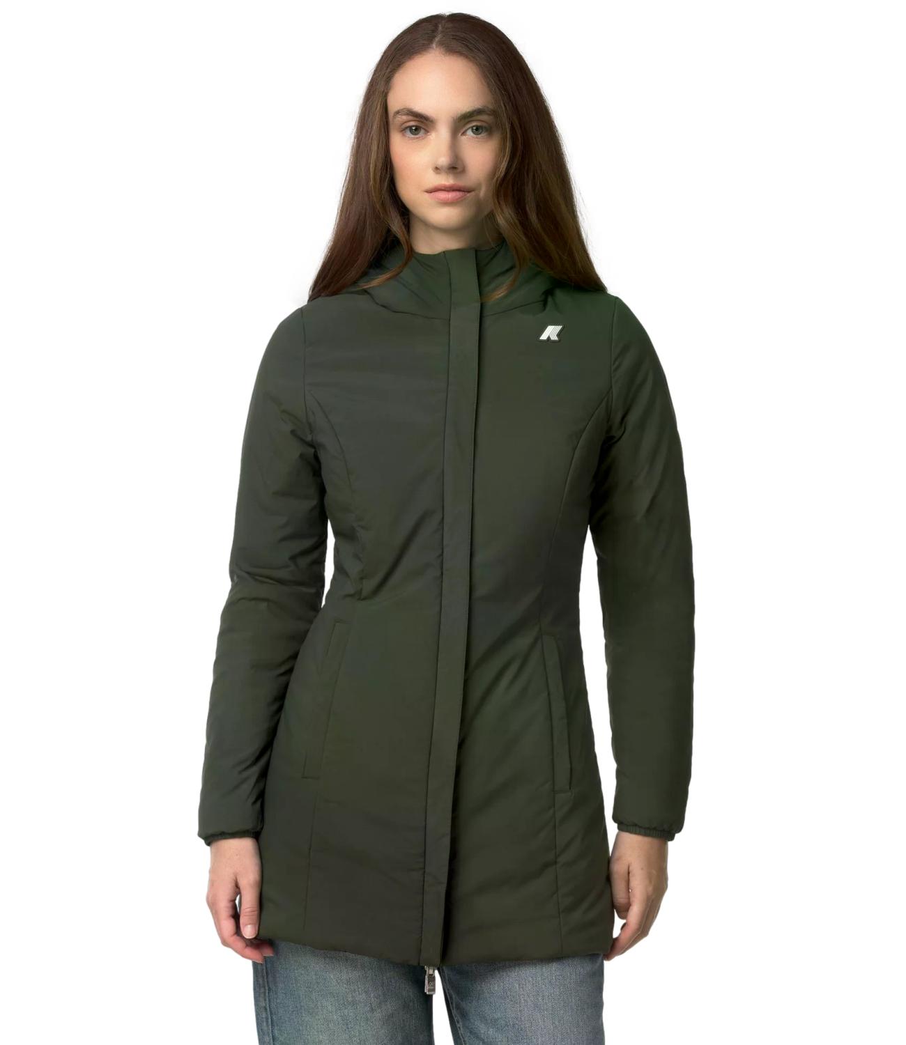 K-way Giacca Denise St Warm Double blue green