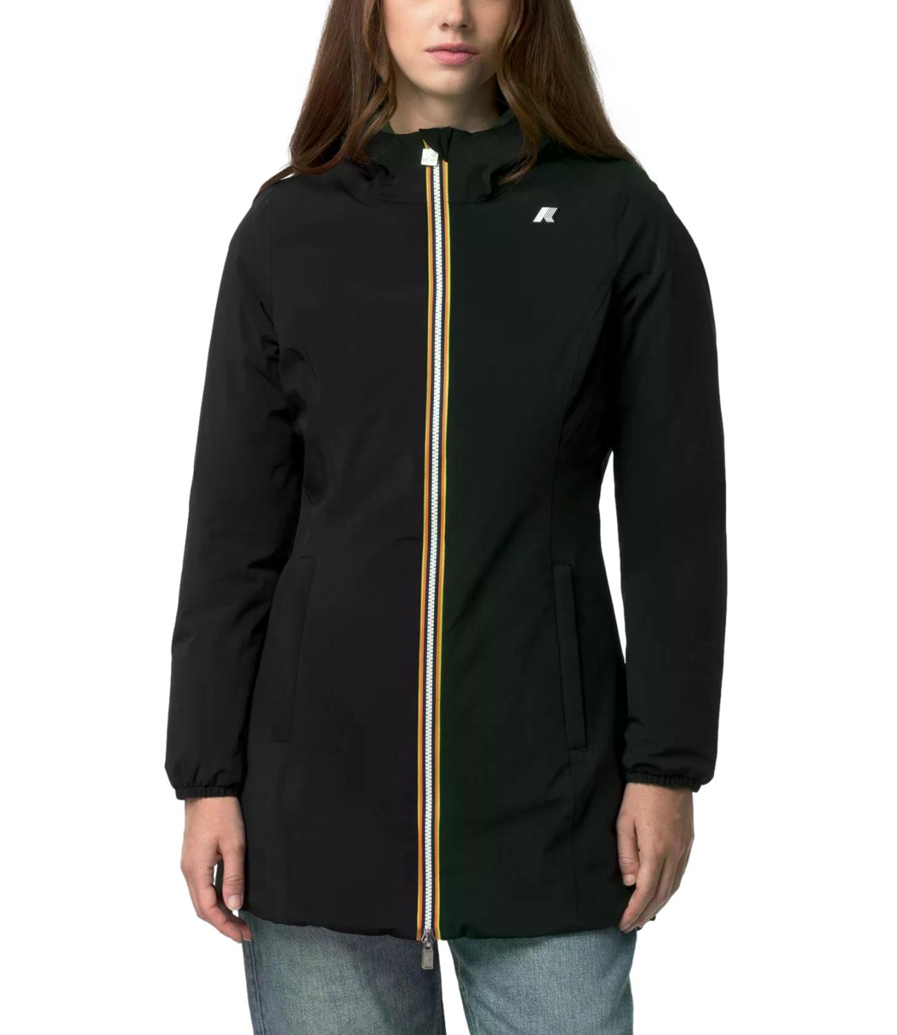 K-way Giacca Denise St Warm Double blue green