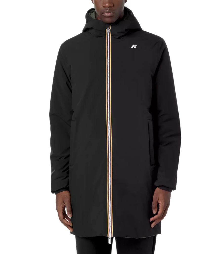 K-way Giacca jacob Warm Double nero verde
